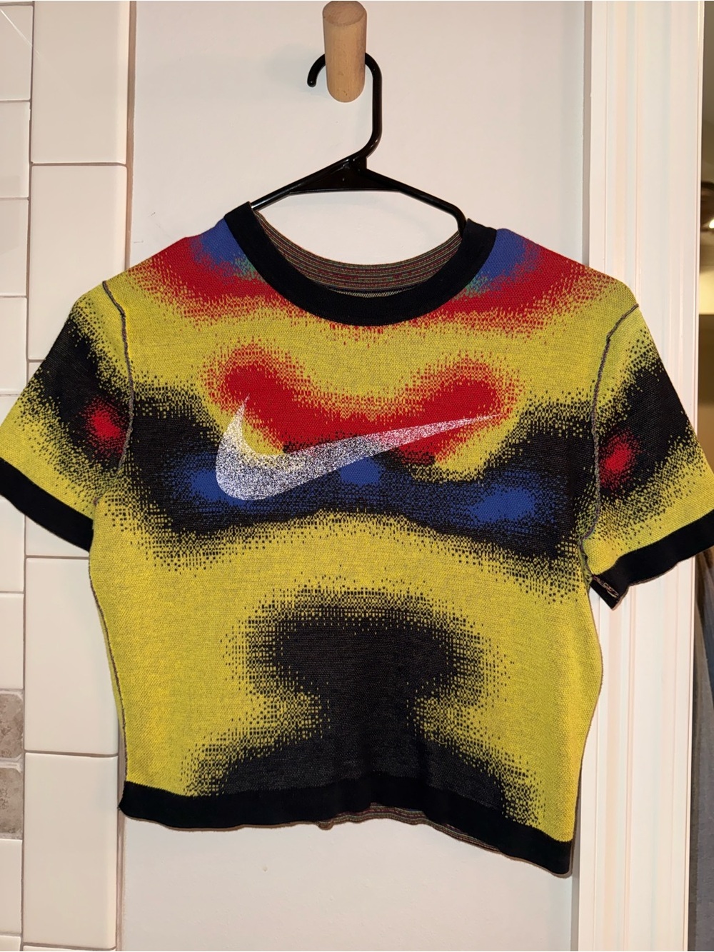 Nike knit Reversible Crop Tee